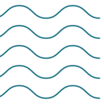 Elemento gráfico de ondas azules para la web de Your Home in Costa blanca