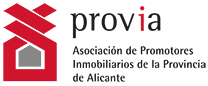 Logotipo de Provia, asociación de promotores inmobiliarios de la provincia de Alicante