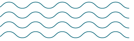 Elemento gráfico de ondas azules para la web de Your Home in Costa blanca