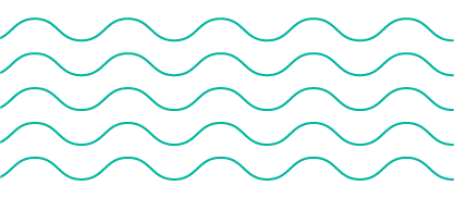 Elemento gráfico de ondas verdes para la web de Your Home in Costa blanca
