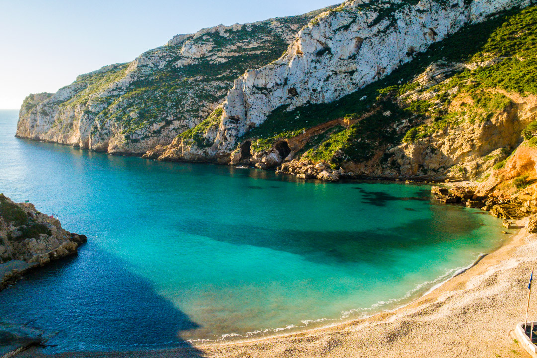 Cala Granadella en Jávea, para la entrada de Costa Blanca de la web de your home in costa blanca